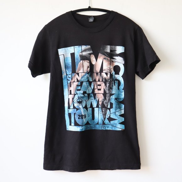Tim McGraw Sundown Heaven Town 2014 Tour T Shirt, Size Small - Picture 1 of 8